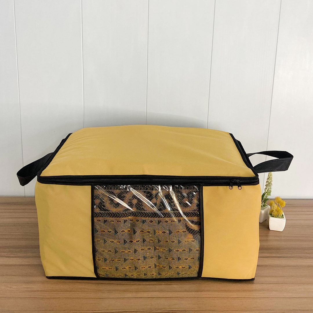 110 GSM Non-Woven Blankets & Clothes Storage Bags-Dyed Brown