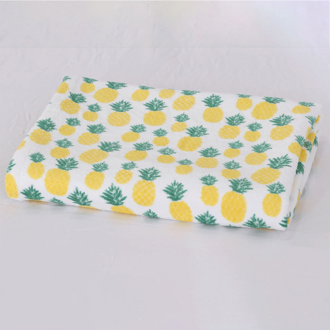 Luxury 100% Cotton Supreme Bath Towel – Yellow Pine Apple (31″ x 55″)