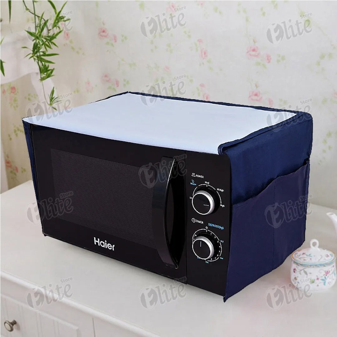 Waterproof Poly Cotton Microwave Oven Cover With Side Pockets