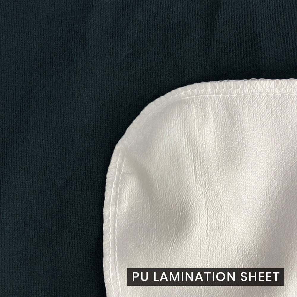 Dyed Terry Towel 100% Waterproof Fitted Mattress Protector In Grey Color