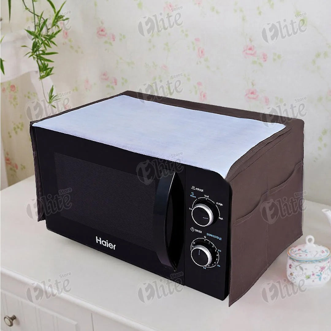 Waterproof Poly Cotton Microwave Oven Cover With Side Pockets