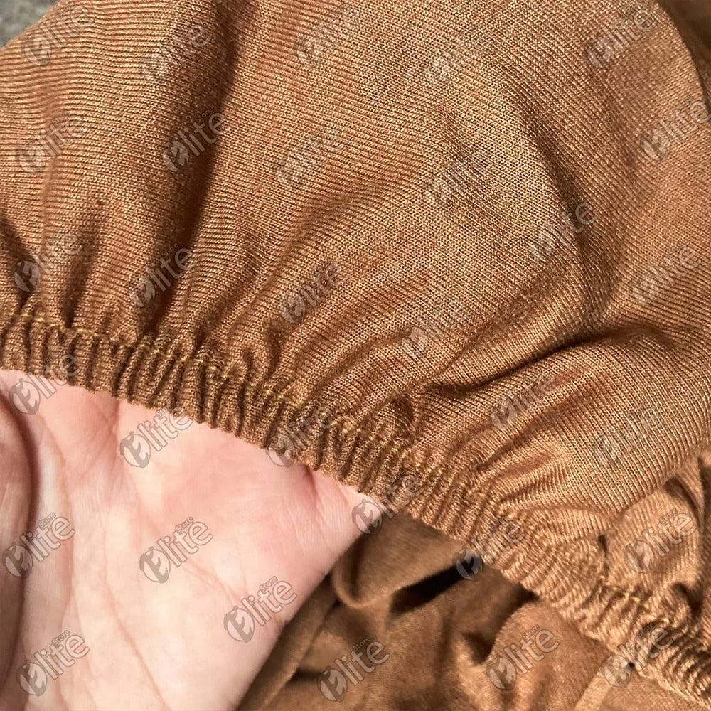 Brown – Flexible Jersey Cotton Chair Covers