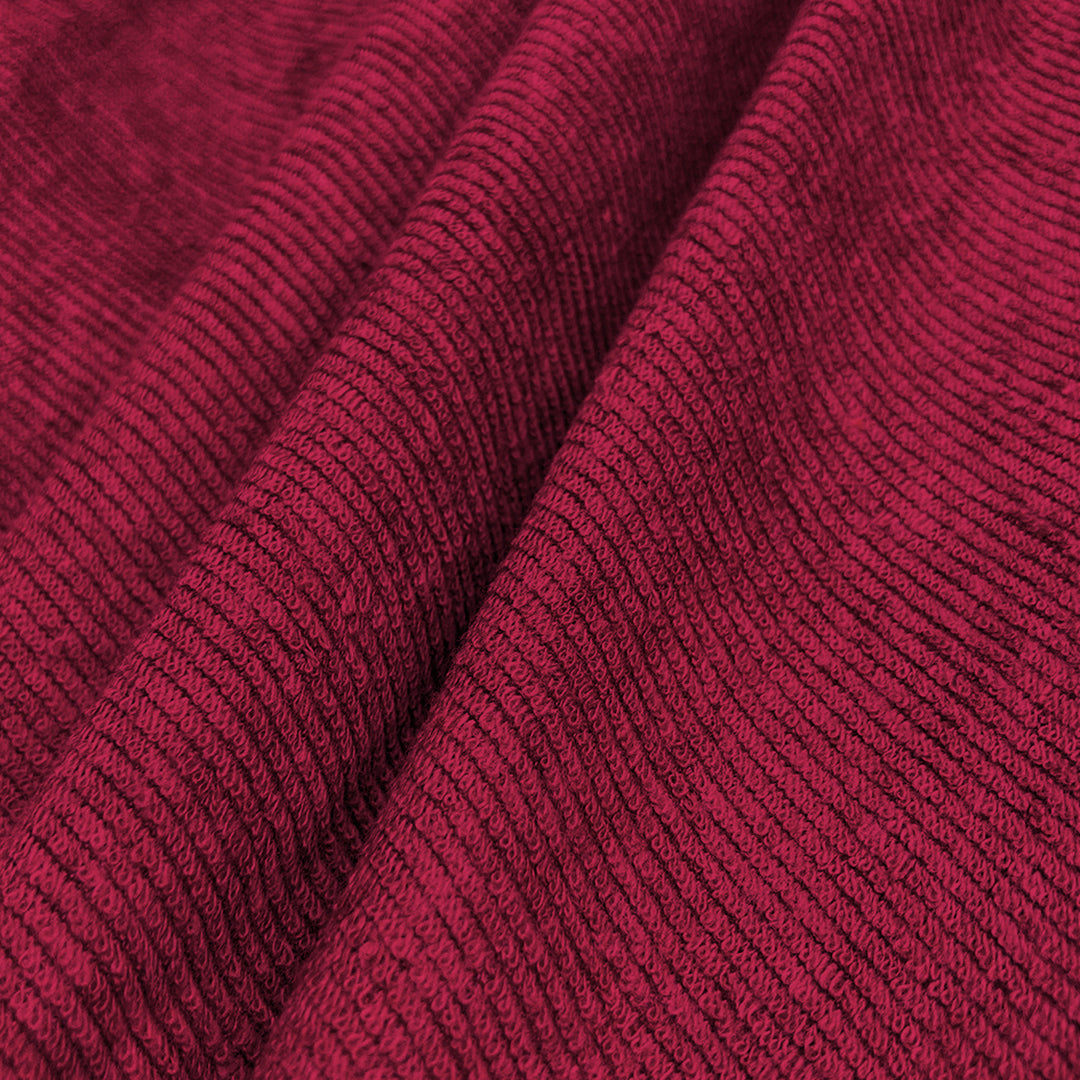 Premium Terry Cotton 100% Waterproof Zipper Mattress Protector In Maroon Color
