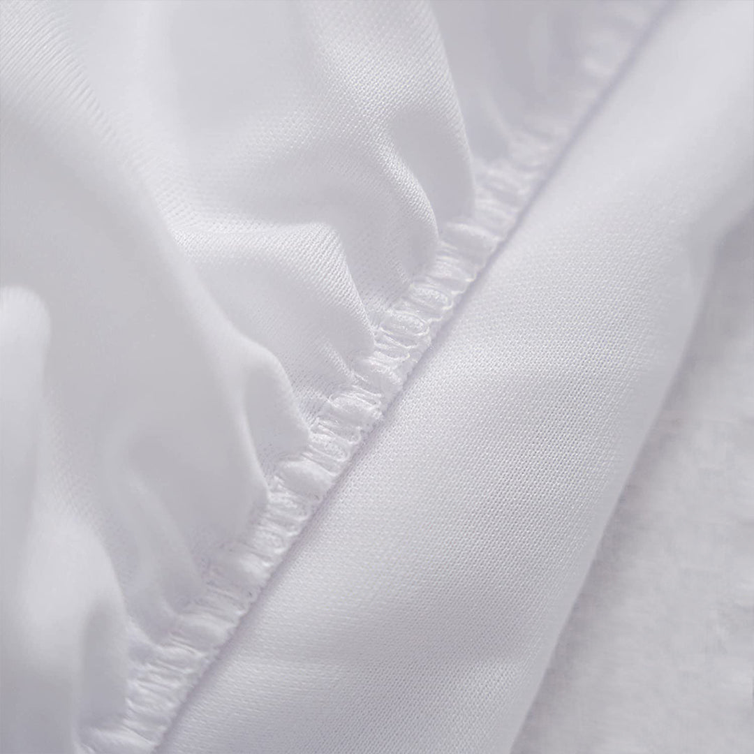 Jointless Recommended Premium & Export Quality Terry Cotton 100% Waterproof Fitted Style Mattress Protector- Blue Color