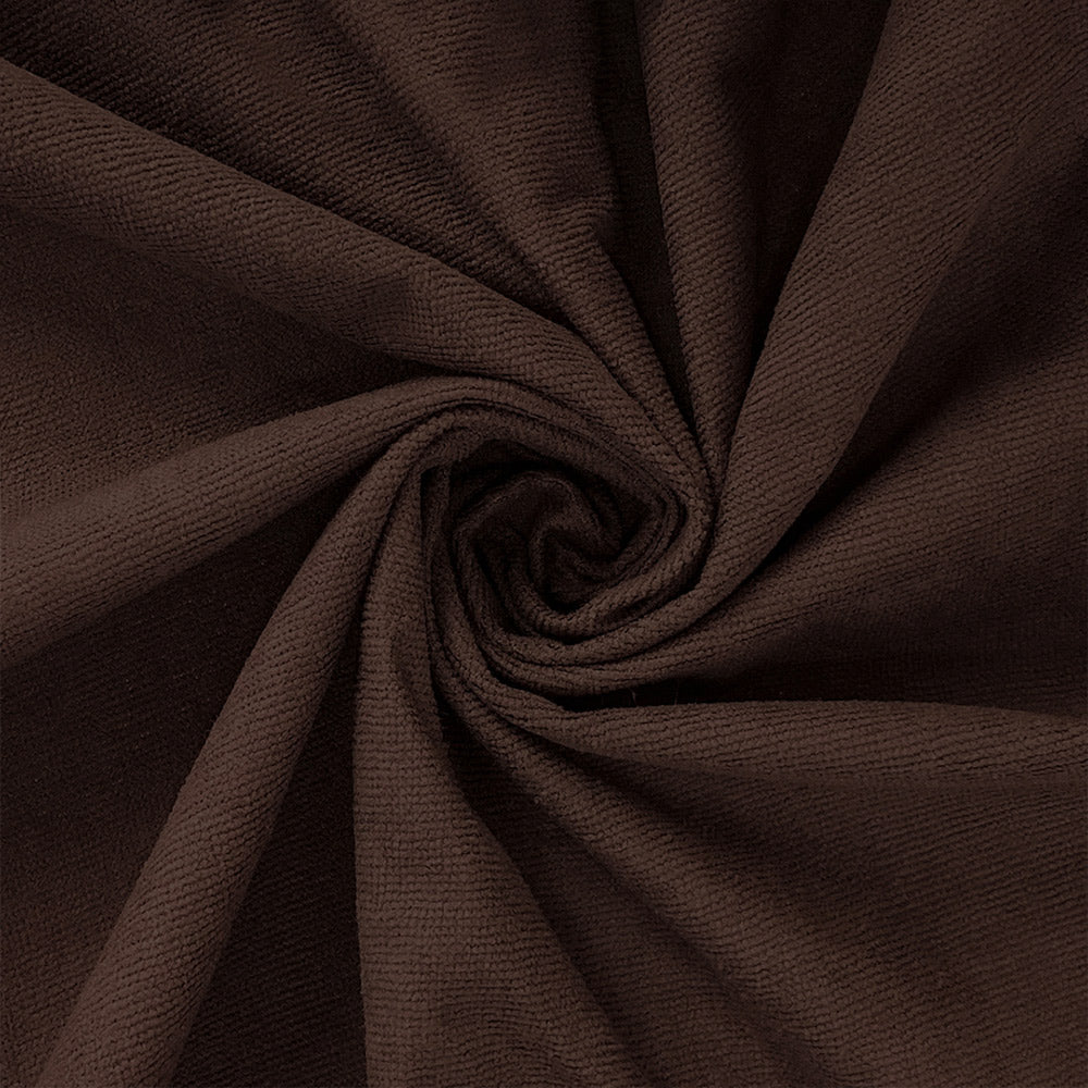 Dyed Terry Towel 100% Waterproof Fitted Mattress Protector In Brown Color