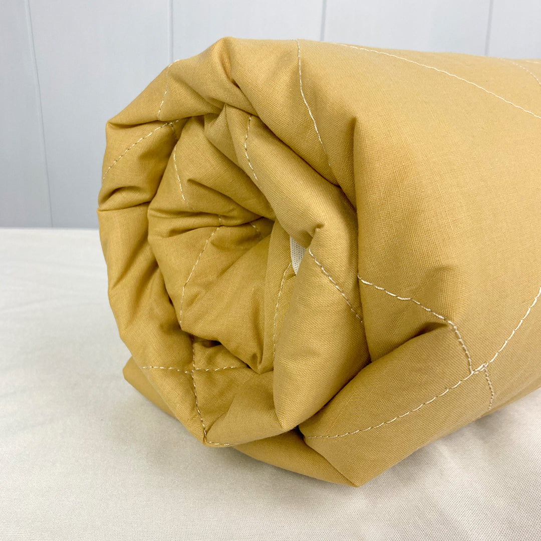 Soft Cotton Quilted 100% Waterproof Fitted Mattress Protector In Skin Color