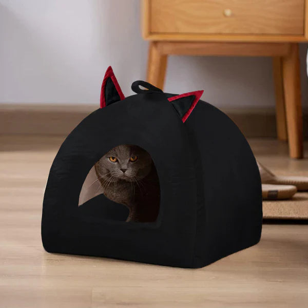 Soft Velvet Stuff Cat House