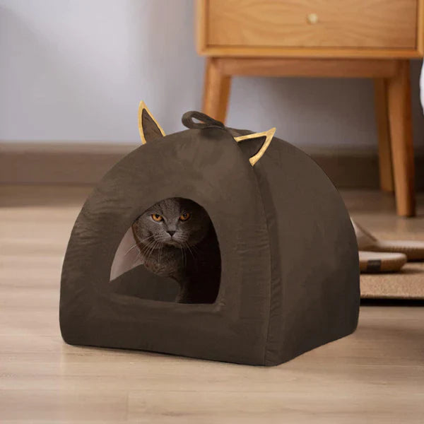 Soft Velvet Stuff Cat House