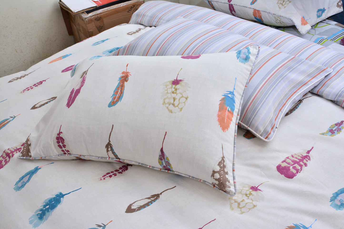 8 Pcs Printed Rich Cotton Duvet Cover Set