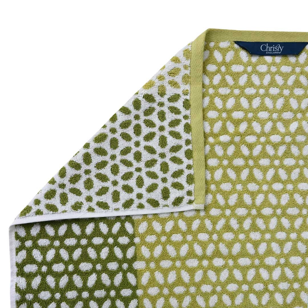 Luxury 100% Cotton Supreme Bath Towel – Green And Light Green (20″ x 40″)