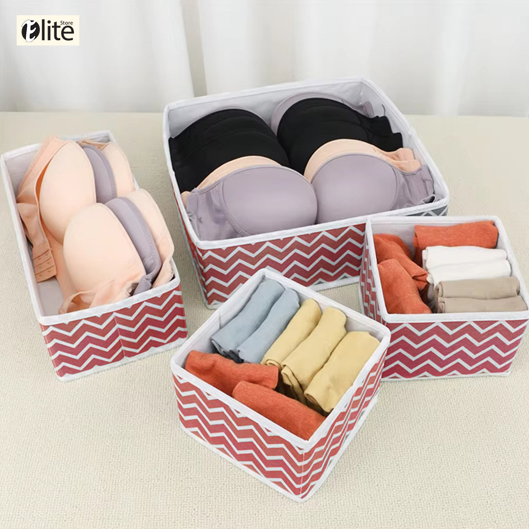 Pack of 3 Drawer Organizers-Wavy